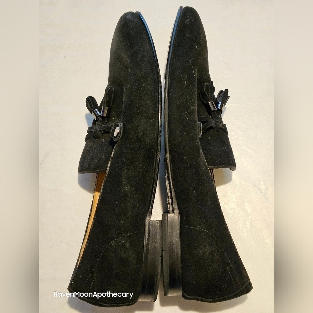 Mens Aldo Tassle Velvet Shoes - Picture 4 of 7